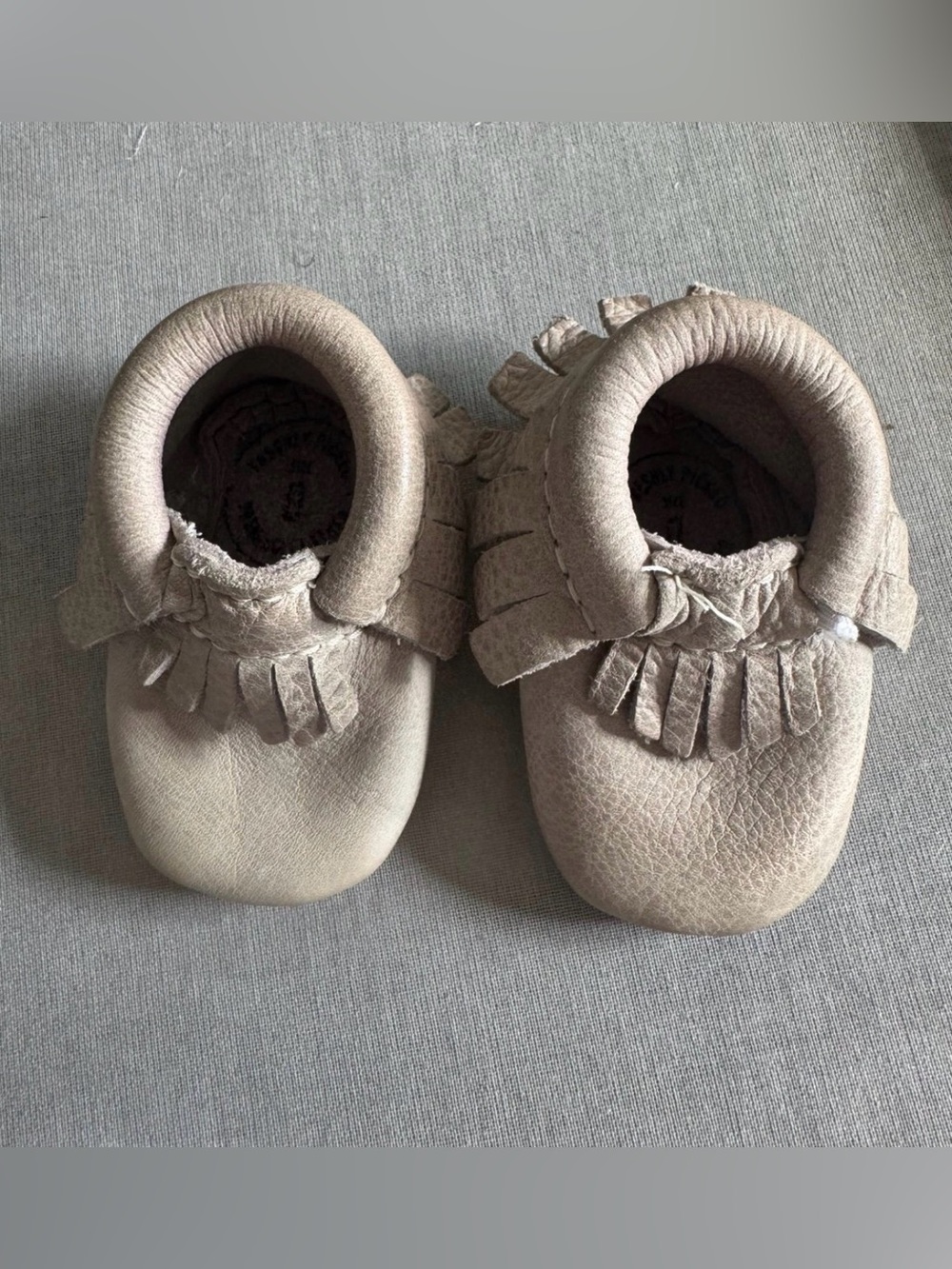 Freshly picked newborn moccasins